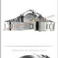 Stainless steel back water resist leather watch couple watches for bracelet gift